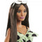 BARBIE | Dolls | Barbie doll "Fashionista" in a lime-colored jumpsuit with polka dots