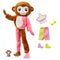 BARBIE | Dolls | Barbie "Cutie Reveal" doll from the "Jungle Friends" series - monkey