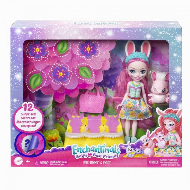Enchantimals | Dolls | Rabbit Bree and Twist doll from the Baby Friends series by Enchantimals