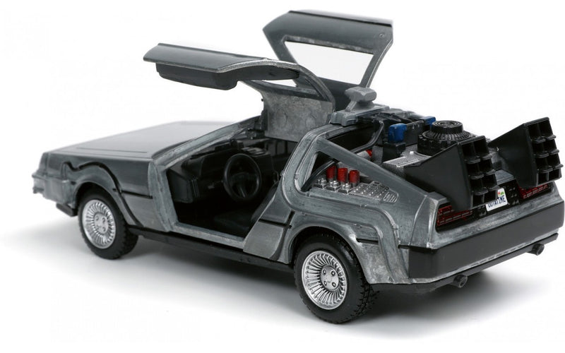 JADA | Сollectible car | Back to The Future Time Machine DeLorean DMC-12