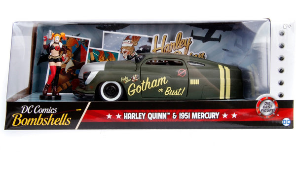 JADA DC Harley Quinn 1951 Mercury  | 1:24