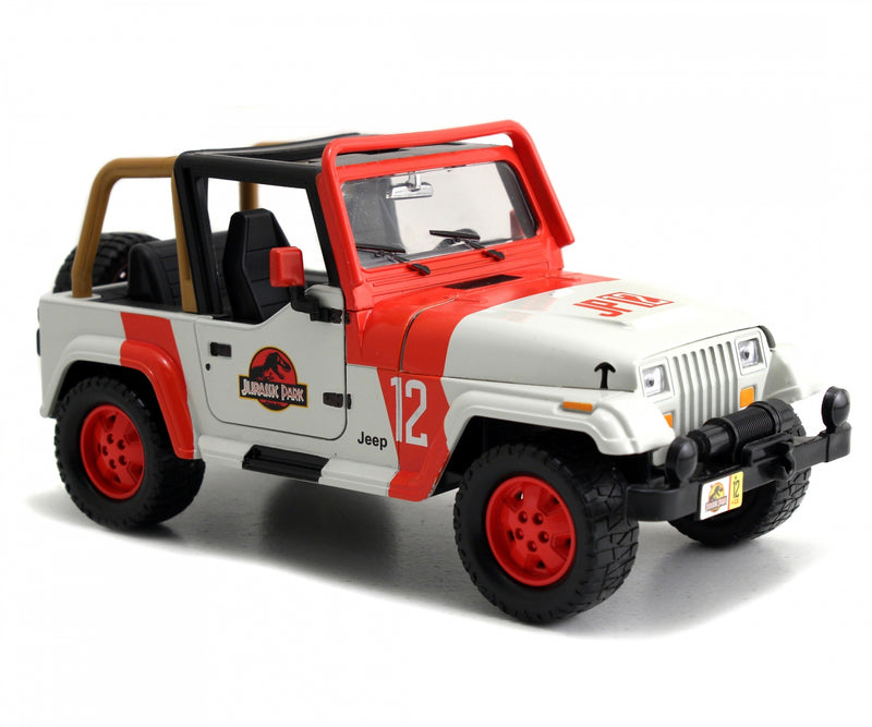JADA  Jurassic Park 1992 Jeep Wrangler | 1:24