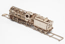 UGEARS - Mechanical Wooden Models - Steam Locomotive with Tender mechanical mode