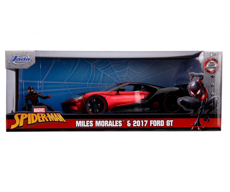 JADA Marvel | Spider-Man Miles Morales 2017 Ford GT | 1:24