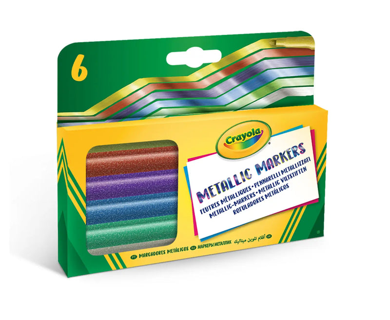 Crayola | Set of markers | Metallic 6 pcs