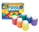 Crayola | Set of paints | Classic in bottles (washable) 6 pcs