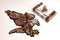 Wooden Jigsaw Puzzles - Carpathian Eagle - Size: 7.9 х 10 inch (200 x 255 mm) - 68 pcs