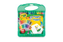 Crayola | Set drawing | Portable drawing set in a case with mini-flomasters (washable) and paper