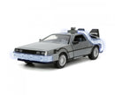 JADA | Сollectible car | Back to The Future 1 Time Machine DeLorean DMC-12 | 1:24