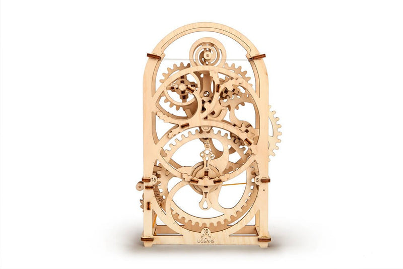 Ugears Mechanical Wooden Timer for 20 Minutes - Unique Gift Idea