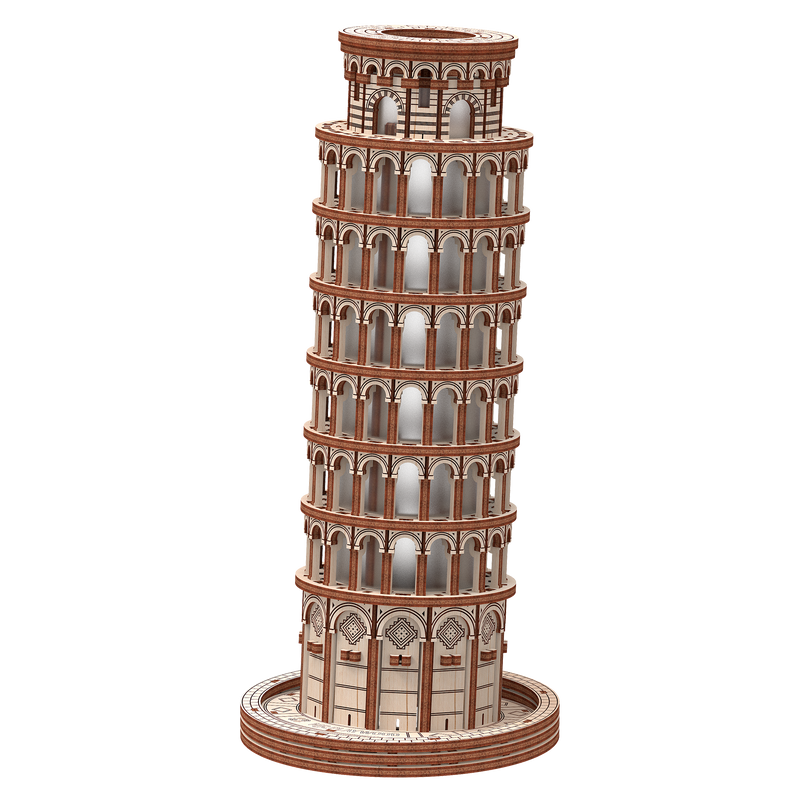 Mr. Playwood | Leaning Tower of Pisa | Mechanical Wooden Model