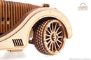 Ugears Mechanical Wooden Roadster VM-01 - Retro-Style Sports Car Model