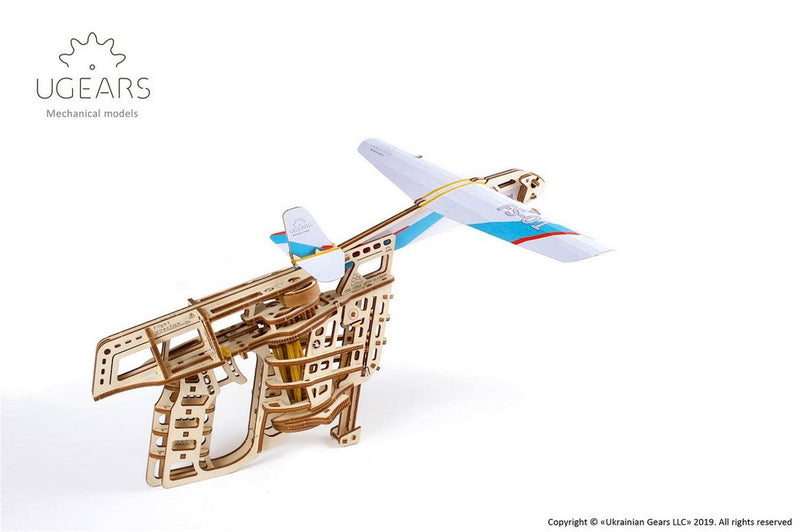 Ugears Flight Starter - Self-Propelled Wooden 3D Puzzle