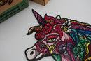 Wooden Jigsaw Puzzles - Rainbow Unicorn - Size: 11.4 х 14.9 inch (289 x 379 mm) - 124 pcs