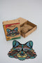 Wooden Jigsaw Puzzles - Jolly Raccoon - Size: 13.7 х 11.4 inch (348 x 290 mm) - 130 pcs