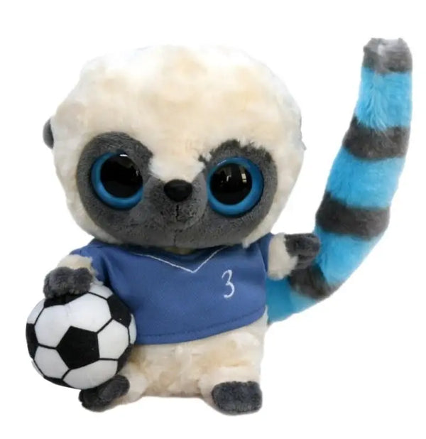 AURORA | Soft toy | Footballer blue T-shirt 4,7 inch (12 cm)