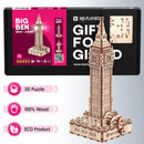 Mr. Playwood | Big Ben (Eco – light) | Mechanical Wooden Model